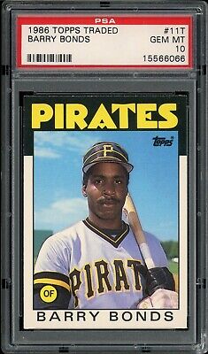 1986 Topps Traded Barry Bonds Rookie